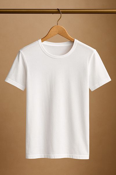 QKK Men's 100% Cotton 2-Piece Wide Collar White Undershirt Undershirt Q2Ik1L1Kk4E.2Li