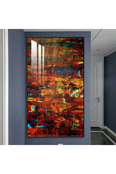 SND لوحة جدارية خشبية فاخرة مع برواز شامبين و طبقة من الاكرليك الشفاف