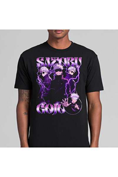 Flood Of Style Tricou unisex cu desen anime Jujutsu Gojo Satoru