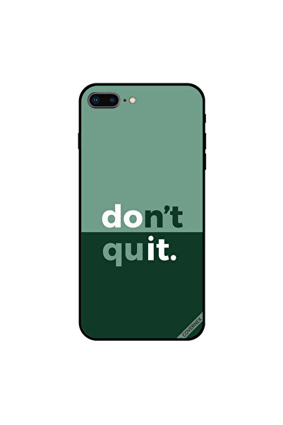 Covernex غطاء حماية لجهاز iPhone 7 Plus مطبوع عليه عبارة "لا تستسلم"