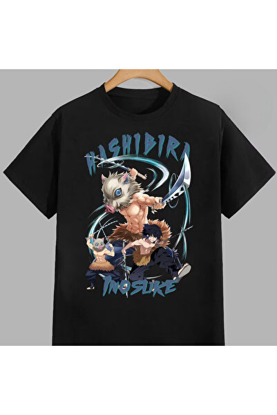 Flood Of Style Tricou unisex cu model anime Hashibira Inosuke demon slayer