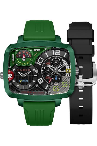 Nubeo Mens Watch Nubeo NB-6084-03, Quartz, 58mm, 5ATM