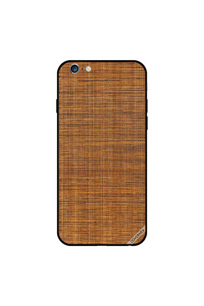 Covernex غطاء حماية لجهاز iPhone 6 بنمط خيط بني