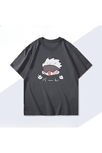 Flood Of Style Tricou unisex cu desen anime Jujutsu Kaisen Gojo Satoru