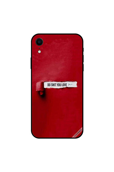 Covernex غطاء حماية iPhone XR - Do Shit You Love - أحمر