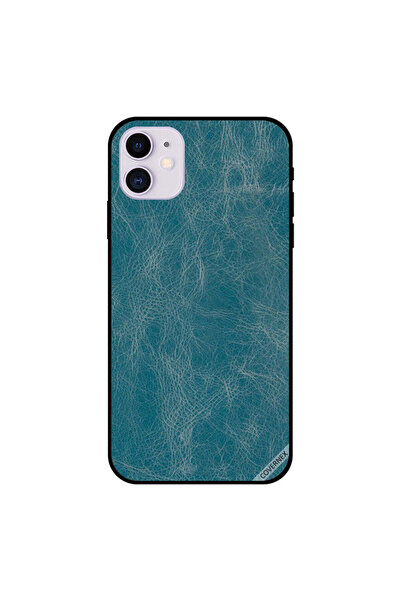 Covernex غطاء حماية لجهاز iPhone 11 بنمط جلدي أزرق