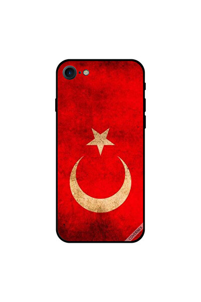 Covernex غطاء حماية لهاتف iPhone 7 بطبعة علم تركيا العتيق