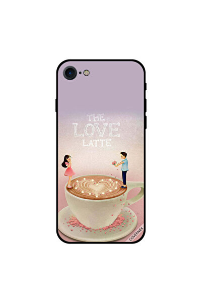 Covernex غطاء حماية لجهاز iPhone 8 بتصميم Love Latte