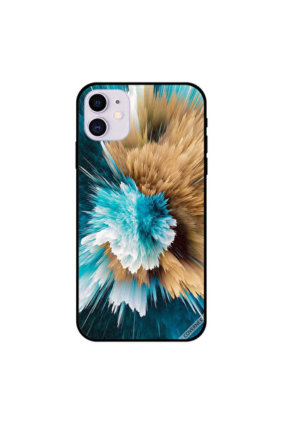 Covernex iPhone 11 Case Cover Green White And Brown Colors