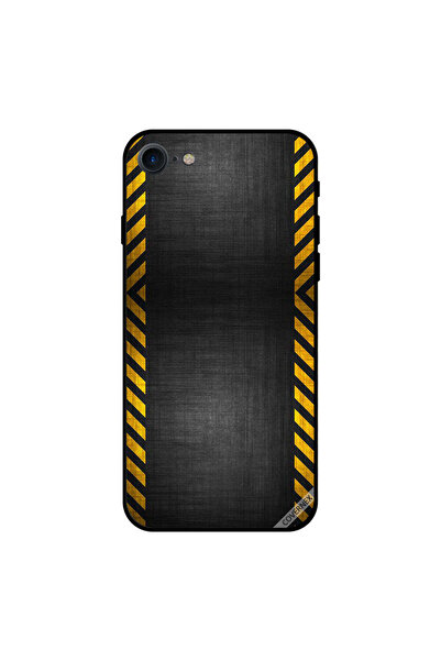 Covernex غطاء حماية لجهاز iPhone 8 بنقشة خطوط الطرق الصفراء