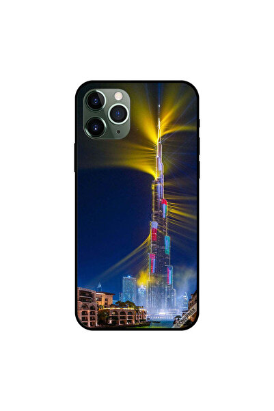 Covernex غطاء حماية لجهاز iPhone 11 Pro بأعلام الدول الخليجية على برج خليفة