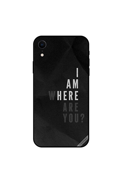Covernex غطاء حماية iPhone XR أنا هنا أين أنت