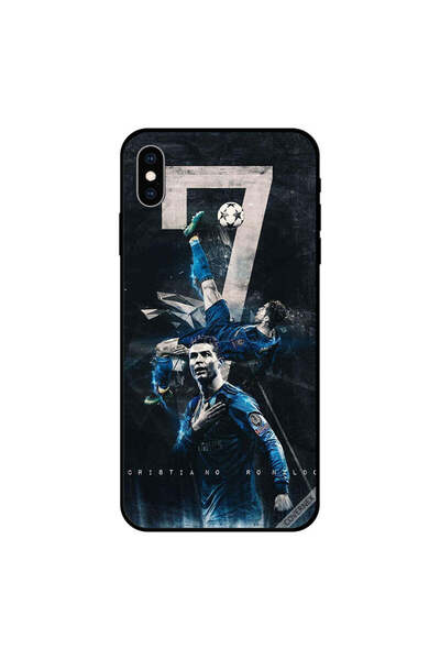 Covernex غطاء حماية لهاتف iPhone XS MAX بتصميم رونالدو باللون الأزرق
