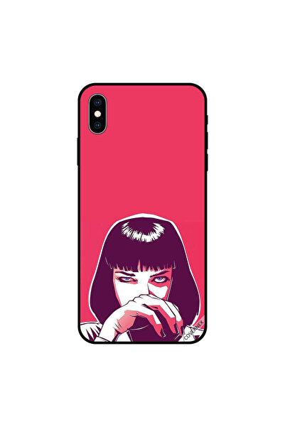 Covernex غطاء حماية iPhone X بطبعة فتاة ذات شعر قصير غاضبة