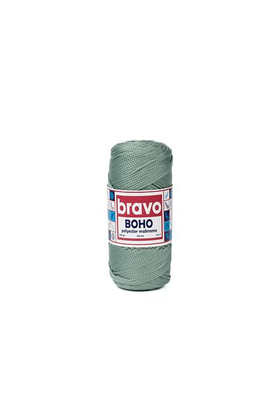 Bravo خيط بوهو مكرامية 100 جرام رقم: 3 168_أخضر نعناعي