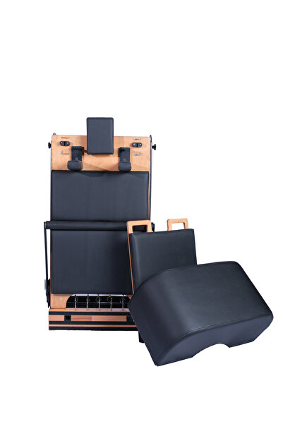 FOOT PİLATES EKİPMANLARI Katlanır Reformer (SİYAH)