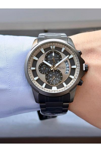 Ferrucci Men's Functions Active Metal Cord Wrist Watch