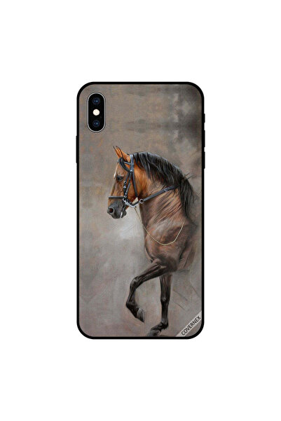 Covernex غطاء حماية لجهاز iPhone XS MAX صورة حصان عتيقة