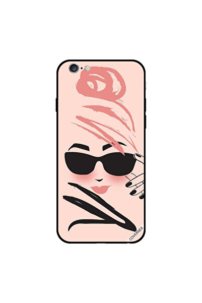 Covernex غطاء حماية لهاتف iPhone 6s Plus بفن النظارات للفتيات