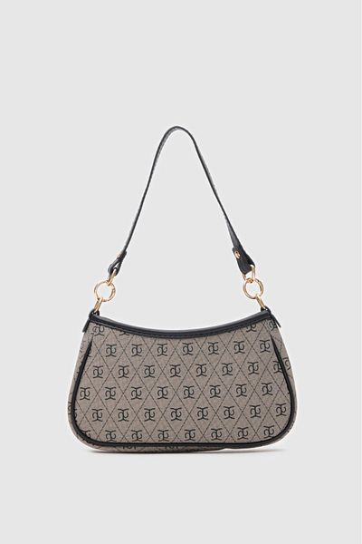 GUONN Panna Monogram Baguette and Crossbody Bag