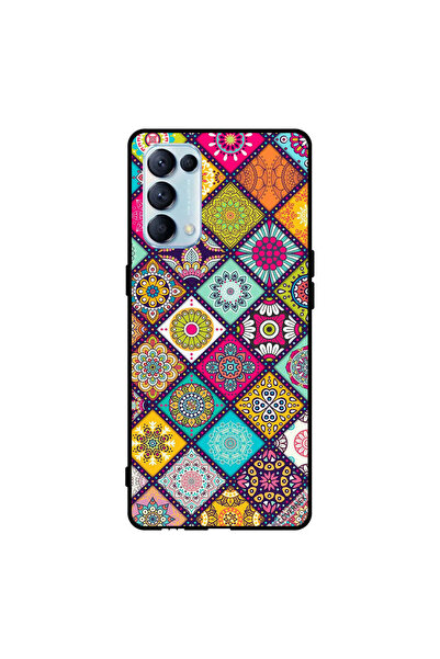 Covernex غطاء حماية لهاتف Oppo Reno5 Pro 5G بنقشة زهور متعددة الأشكال