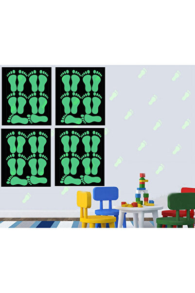 MIBNCE Set de 20 de autocolante fluorescente de perete MIBNCE, vinil/hârtie/P...