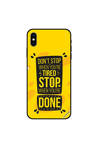 Covernex غطاء حماية iPhone XS توقف عند الانتهاء