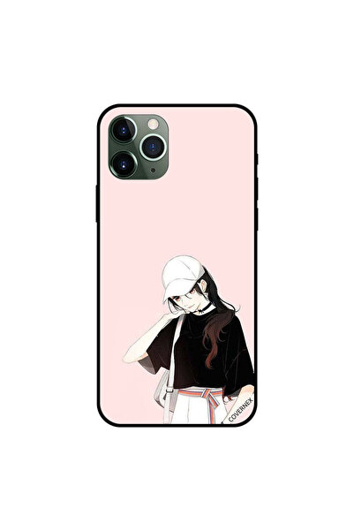 Covernex غطاء حماية لهاتف iPhone 11 Pro بتصميم فتاة لطيفة تمشي