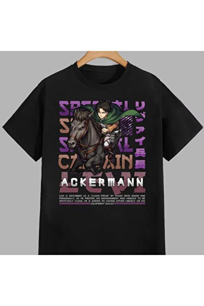 Flood Of Style تي شيرت رجالي منقوش عليه رسوم متحركة للجنسين من Anime Attack O...