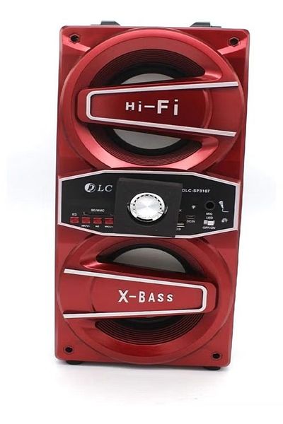 DLC Portable Bluetooth Wireless Speaker Fm Radio Sd Usb Mp3 Player