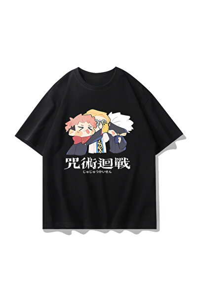 Flood Of Style Μπλουζάκι με σχέδια Anime Unisex για άνδρες RT Jujutsu Line ‌ ...