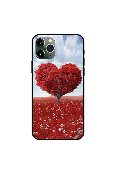 Covernex غطاء حماية لهاتف iPhone 11 Pro Max بتصميم شجرة قلب أحمر