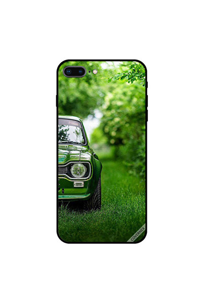 Covernex غطاء حماية لجهاز iPhone 7 Plus بتصميم سيارة خضراء في حديقة خضراء