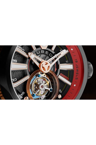 Nubeo Mens Watch Nubeo NB-6075-09, Automatic, 52mm, 10ATM