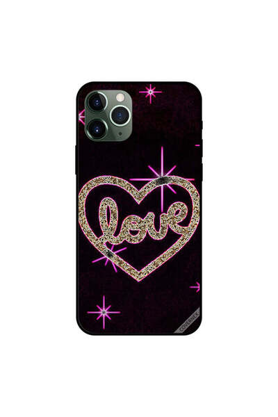 Covernex غطاء حماية لجهاز iPhone 11 Pro بتصميم قلب وردي مع حدود