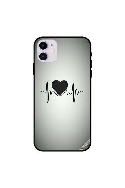 Covernex غطاء حماية لجهاز iPhone 11 برسومات أمواج القلب