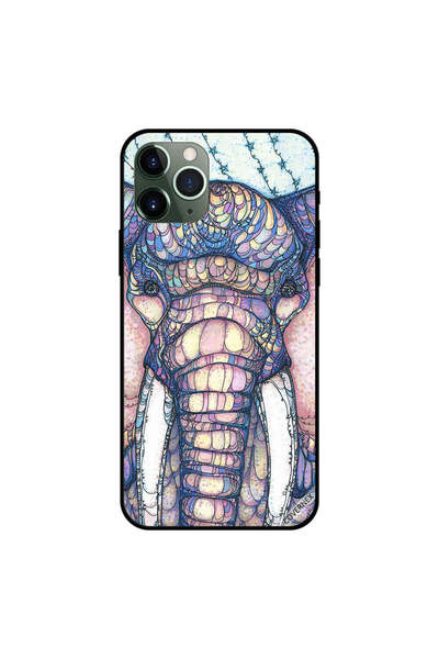 Covernex غطاء حماية لجهاز iPhone 11 Pro Max بتصميم فيل وقلم رصاص