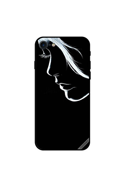 Covernex غطاء حماية لجهاز iPhone 8 بقناع فتاة حزينة لطيفة