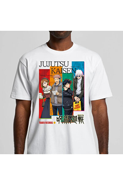 Flood Of Style Tricou unisex cu desen anime Jujutsu Kaisen Gojo Satoru