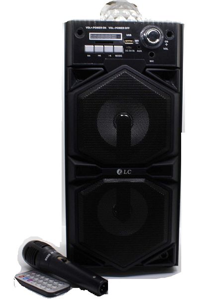 DLC Multifunction Bluetooth Speaker Headphone with Mic, USB/AUX/Flash Support, Rechargeable & Light