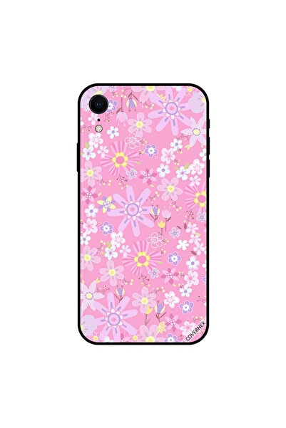 Covernex غطاء حماية iPhone XR بنقشة زهور صغيرة وردية