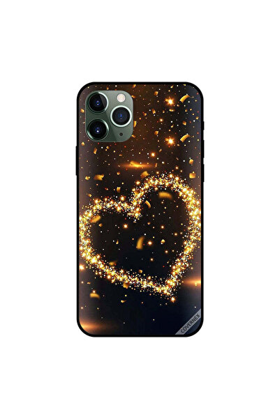 Covernex غطاء حماية لهاتف iPhone 11 Pro Max بتصميم قلب من القطع الذهبية