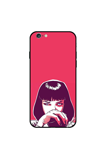 Covernex غطاء حماية لهاتف iPhone 6 Plus بطبعة فتاة ذات شعر قصير غاضبة