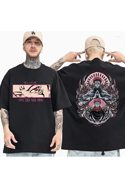 Flood Of Style Tricou unisex cu desen anime Jujutsu Kaisen Gojo Satoru