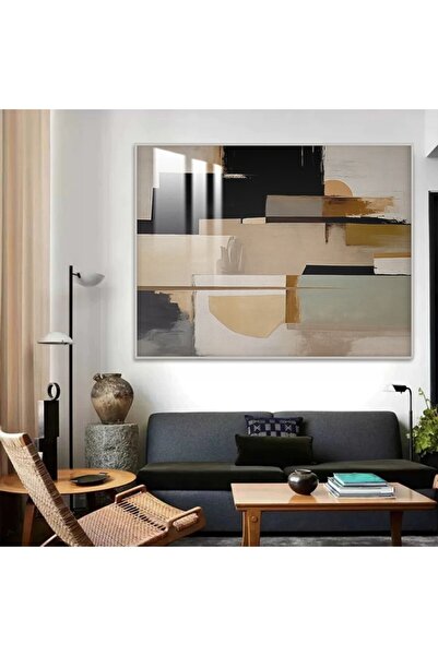 SND Luxury wooden wall panel with fine art design, silver frame and clear acrylic layer