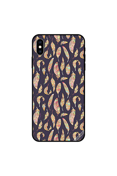 Covernex غطاء حماية لجهاز iPhone XS MAX بنقشة ريشة متساقطة