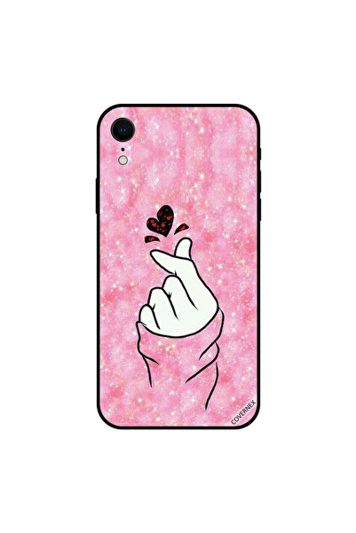 Covernex غطاء حماية iPhone XR Snap Love وردي لامع