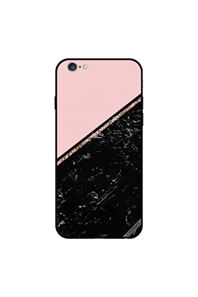 Covernex غطاء حماية لجهاز iPhone 6 Plus باللون الأسود الرخامي والخطوط الذهبية