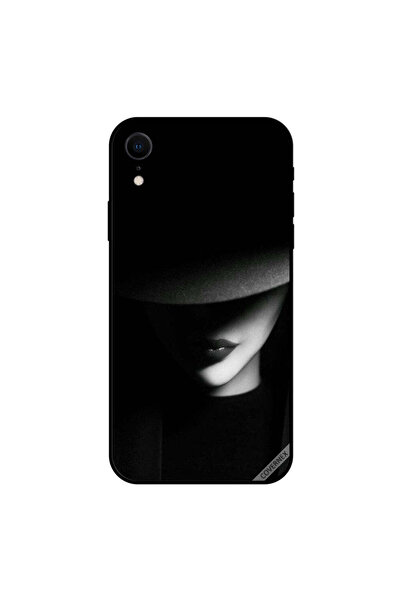 Covernex غطاء حماية لهاتف iPhone XR - فتاة القبعة السوداء - الصمت في الظلام