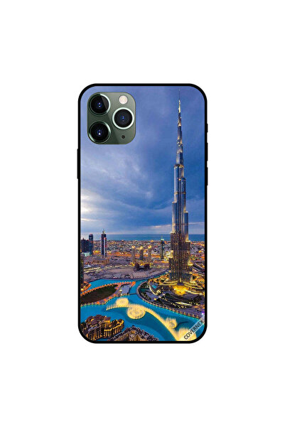 Covernex غطاء حماية لجهاز iPhone 11 Pro Max بتصميم رقصة النافورة وسط المدينة